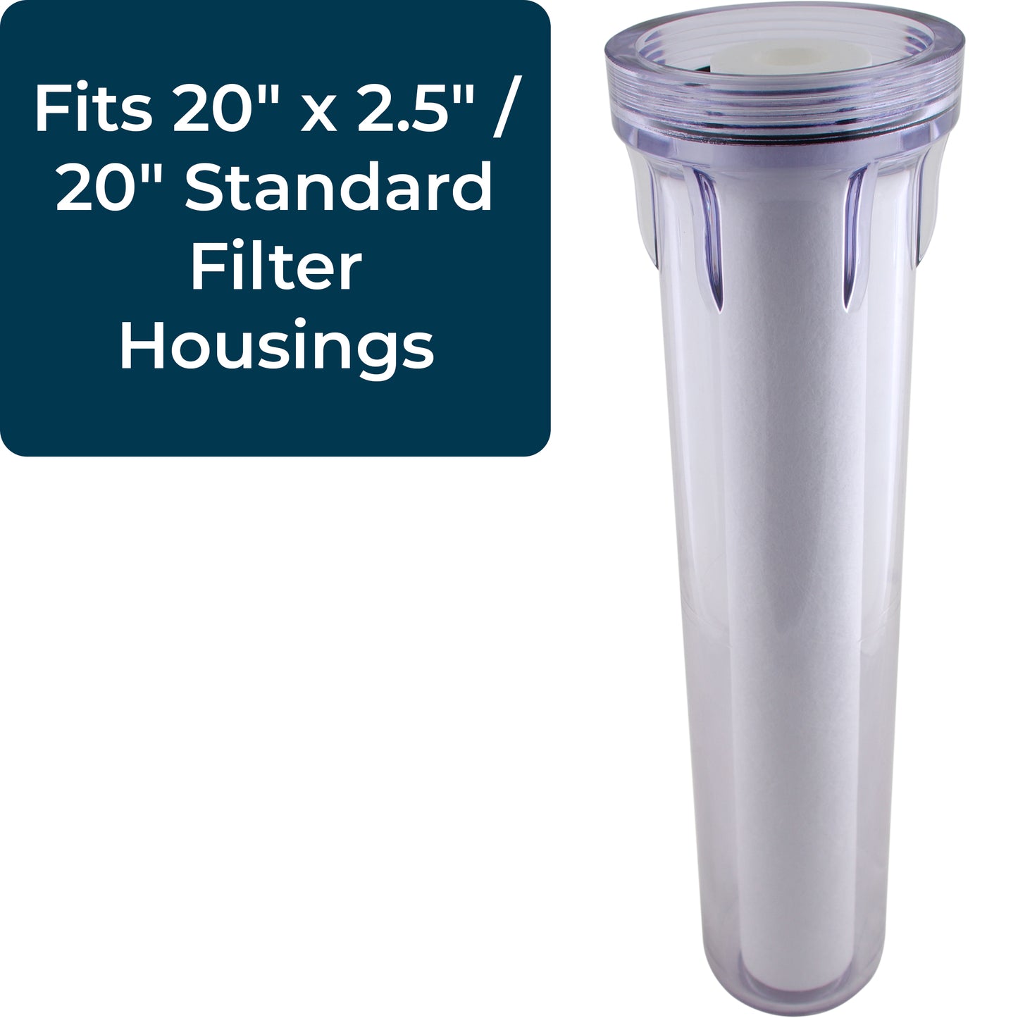 SpiroPure SP-P1-20 20x2.5 Melt-Blown Polypropylene Filter, 1 Micron