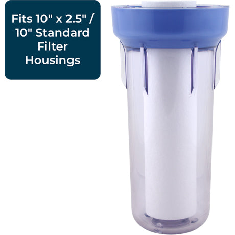 SpiroPure SP-P10 10x2.5 Melt-Blown Polypropylene Filter Cartridge, 10 Micron