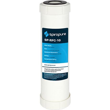 SpiroPure SP-RFC-10 10x2.5 Radial Flow Carbon Filter, 25 Micron
