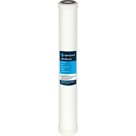 SpiroPure SP-RFC-20 20x2.5 Radial Flow Carbon Filter, 25 Micron
